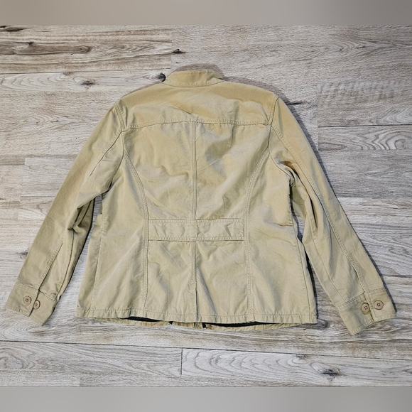 L L Bean Blazer Womens Size XL Full Button Long Sleeve Cotton Jacket 282451 - Picture 2 of 15